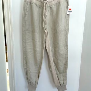 Roots Linen Joggers